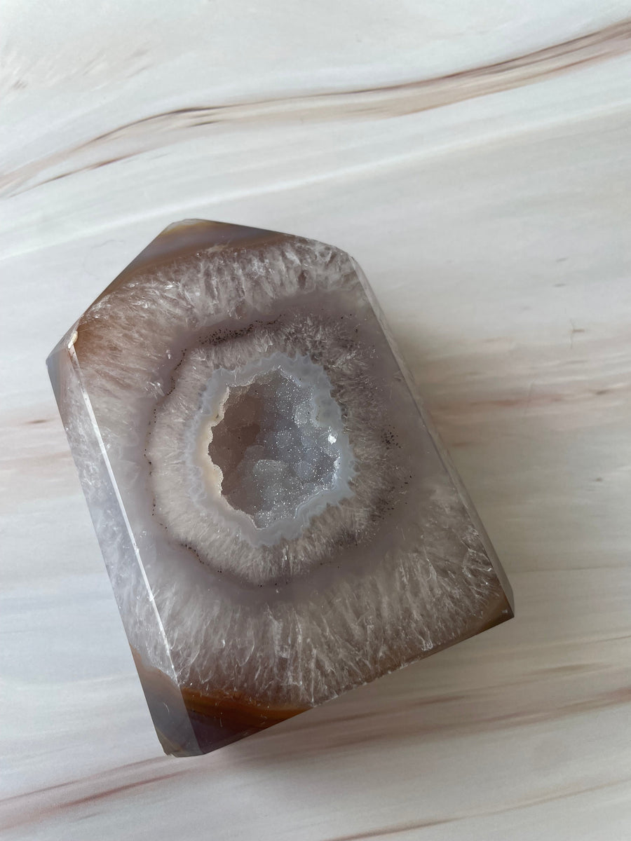 Druzy Agaat toren Gem Interior