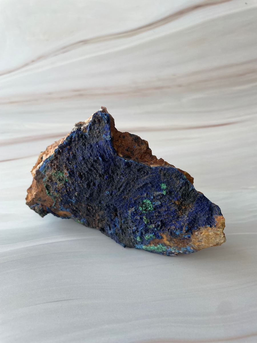 Azuriet met malachiet ruw Gem Interior