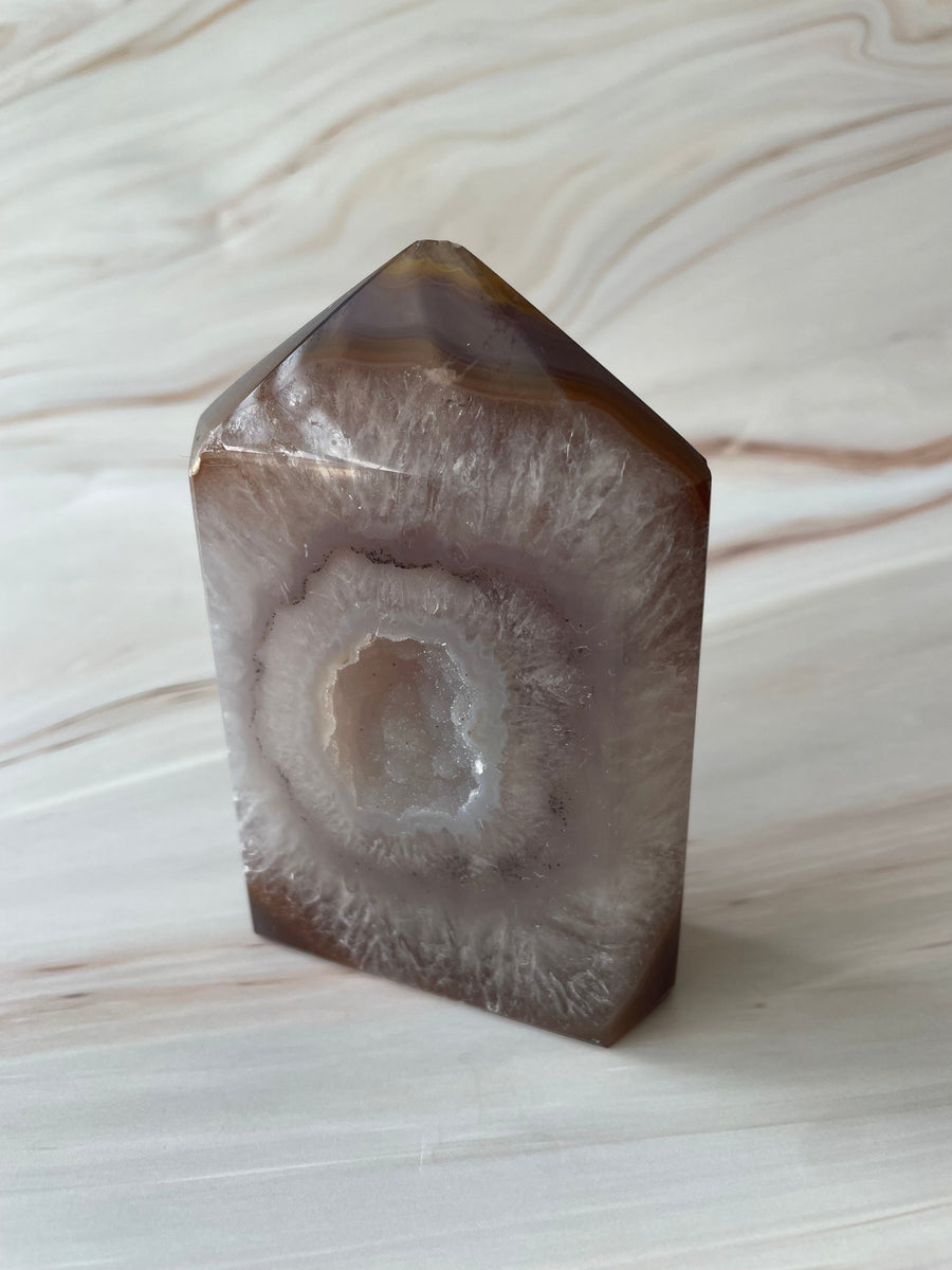 Druzy Agaat toren Gem Interior