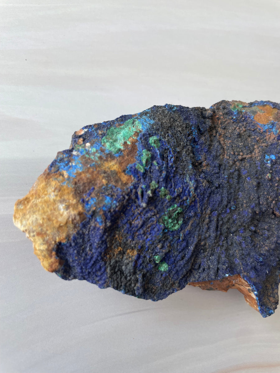 Azuriet met malachiet ruw Gem Interior